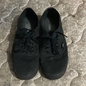 Shoes by Vans. All black, size 9.
